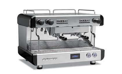 Conti CC100 2 groeps espressomachine +  Pid syst.  wit